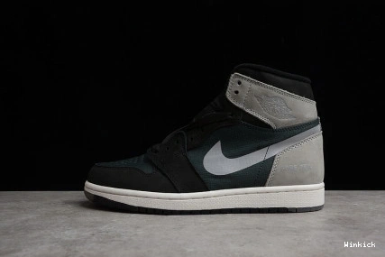 DB2889-001 GREY RETRO 1 HIGH ELEMENT GORE-TEX JORDAN PARTICLE BLACK 0924